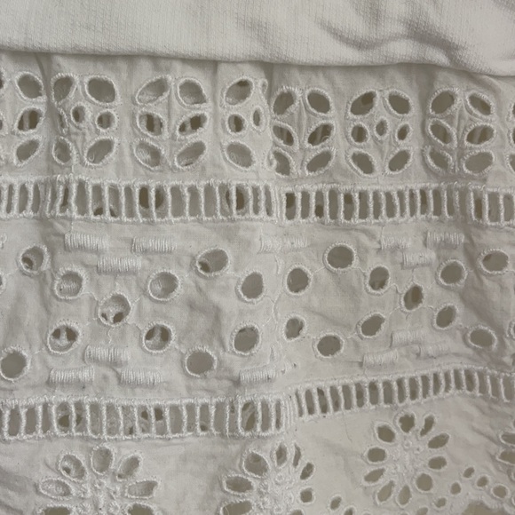 JCrew Eyelet Sweatshirt - Picture 2 of 3